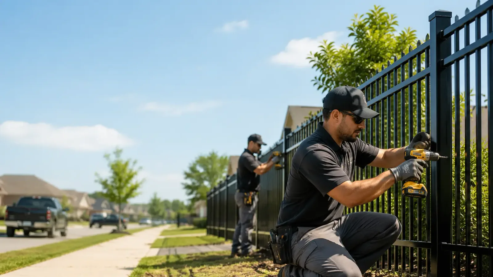 Metal Fence Installation in Monroe, NC